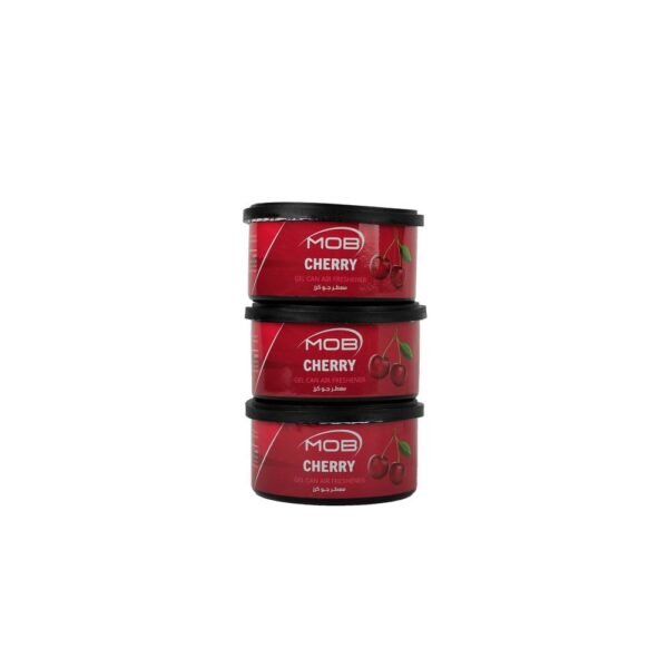 أم او بي علبة جل كرز 3 في 1 معطر جو للسيارة