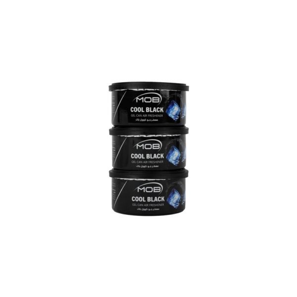 أم او بي علبة جل كوول بلاك 3 في 1 معطر جو للسيارة