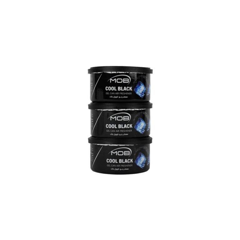 أم او بي علبة جل كوول بلاك 3 في 1 معطر جو للسيارة