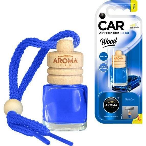 اروما معطر جو سيارة - جرة معلقة برائحة السيارة الجديدة، 6 مل