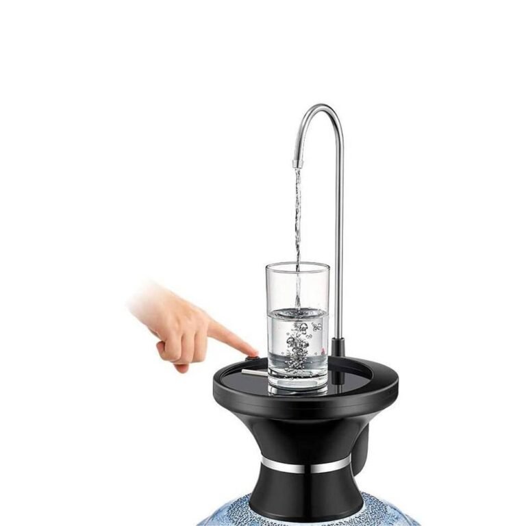 مضخة ماء كهربائي مع قاعدة أسود + شحن يو اس بي DC12V