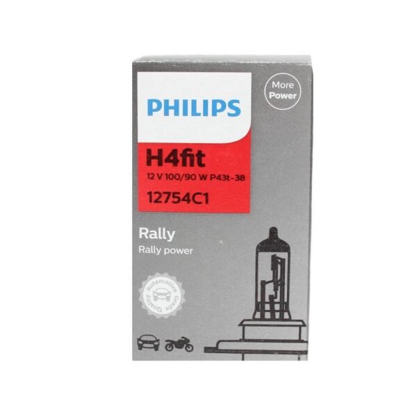 طقم أضاءة H4 ماركة فيليبس 100/90 واط