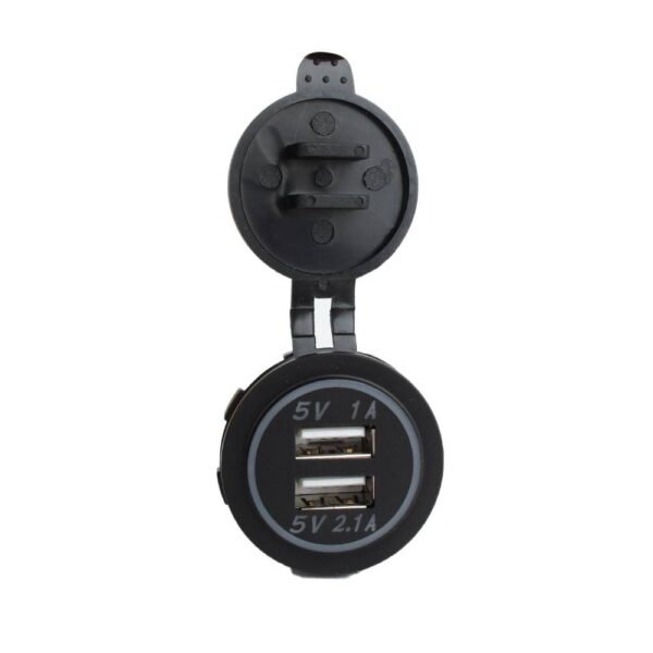 منفذ USB دائري 2 مدخل 3.1A